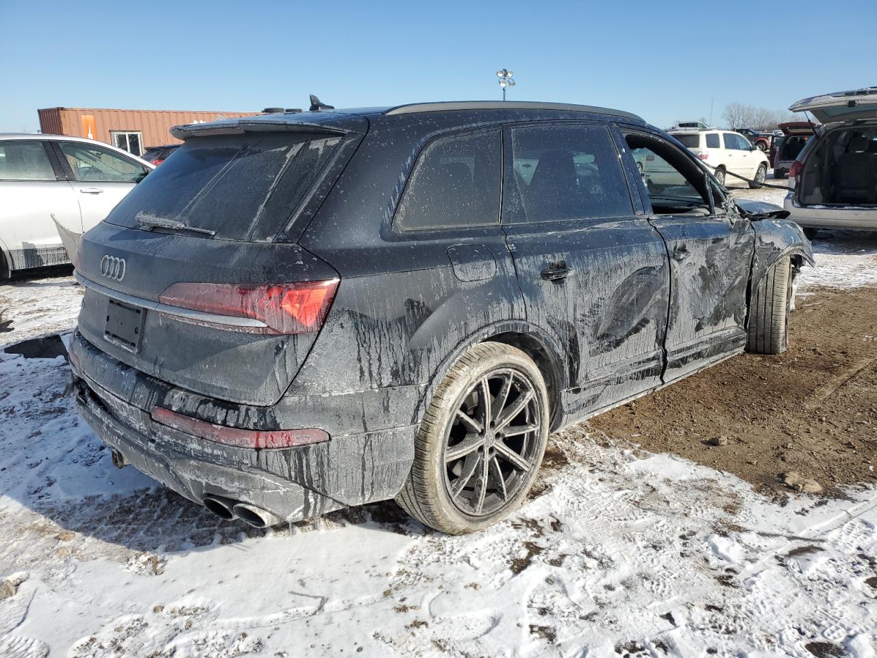 2021 Audi SQ7 VIN WA1AWBF72MD010301 Copart auction photo, front end / side damage thumbnail 3