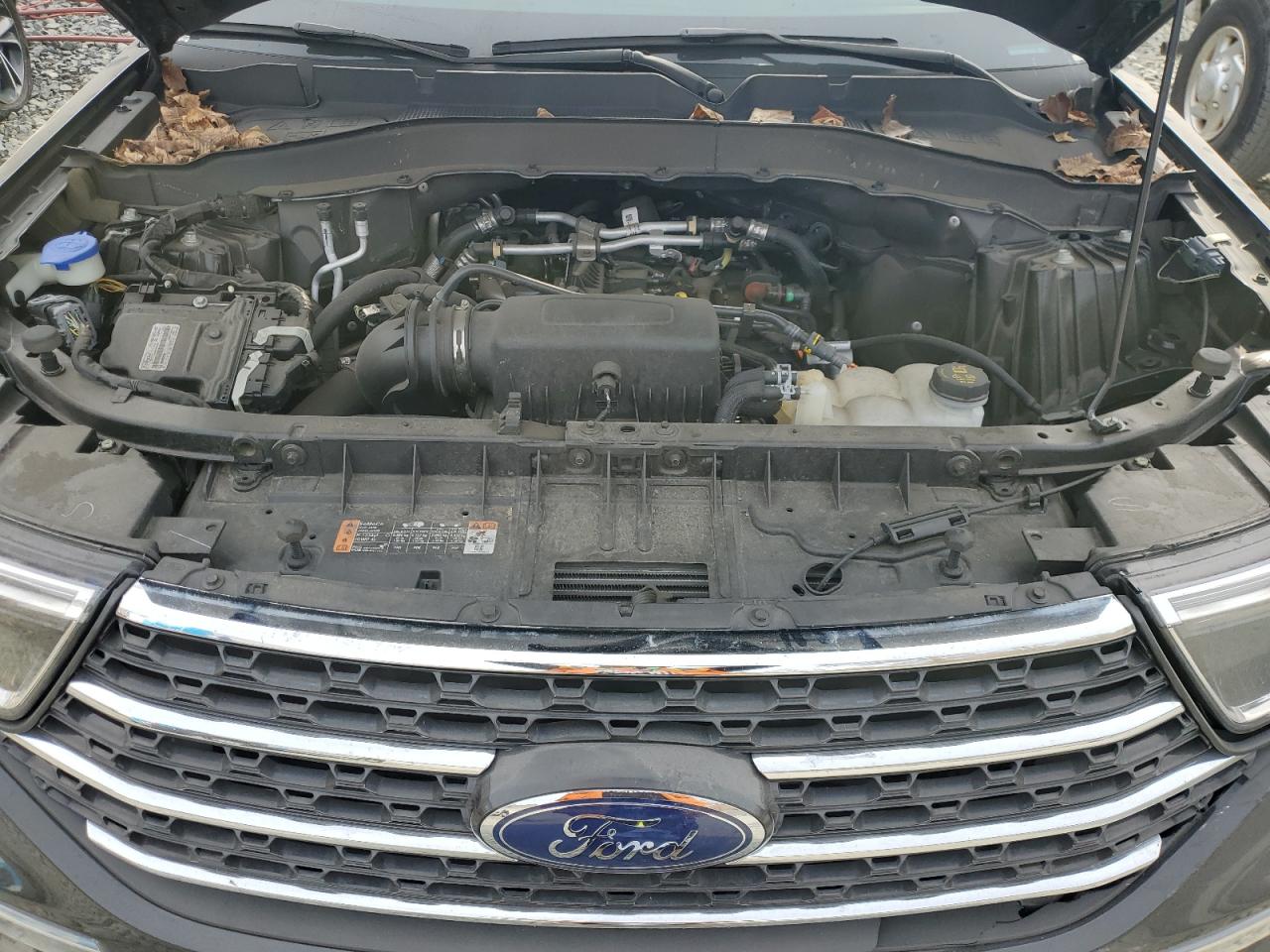 2022 Ford Explorer VIN 1FMSK7DH9NGB19963 Copart auction photo, rear end / side damage thumbnail 12
