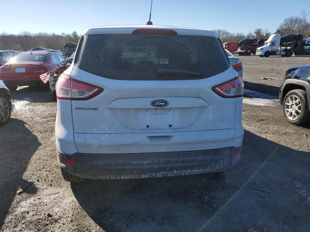 2013 Ford Escape VIN 1FMCU0F74DUD72330 Copart auction photo, front end damage thumbnail 6