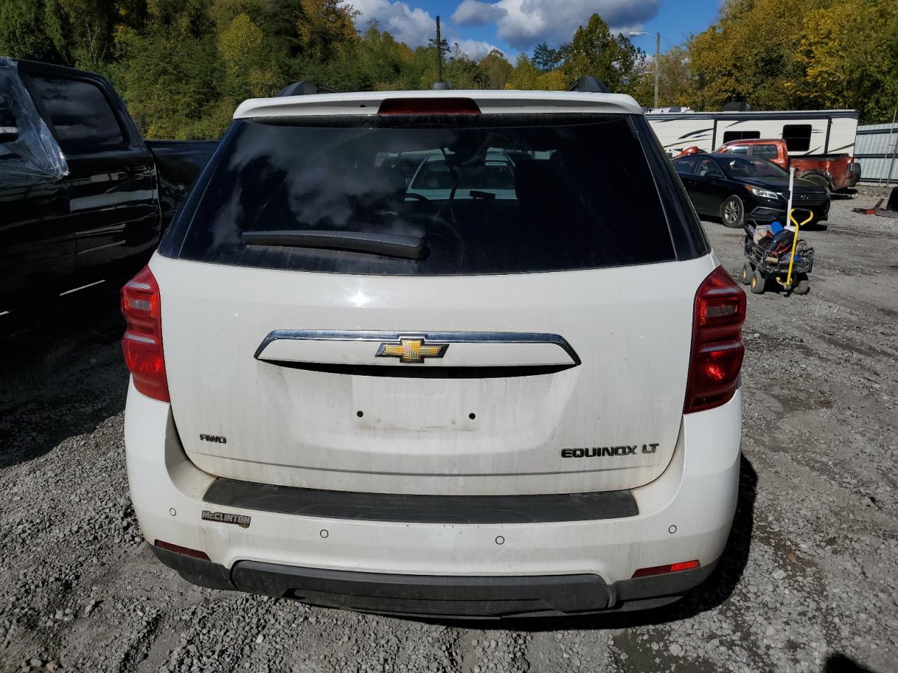 2016 Chevrolet Equinox VIN 2GNFLFEK9G6195202 Copart auction photo, burn - engine damage thumbnail 6