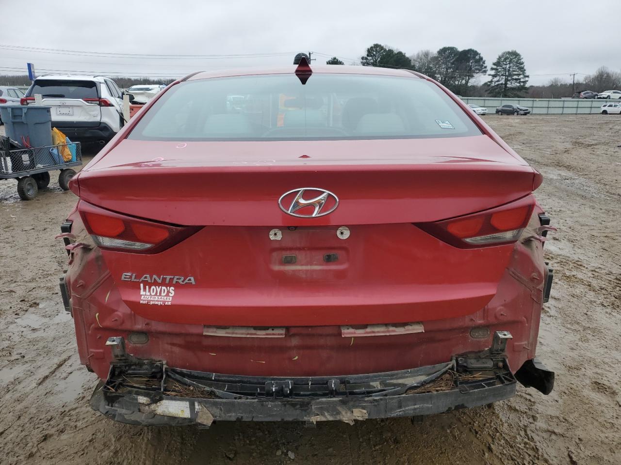 2017 Hyundai Elantra VIN 5NPD84LF4HH039349 Copart auction photo, all over damage thumbnail 6