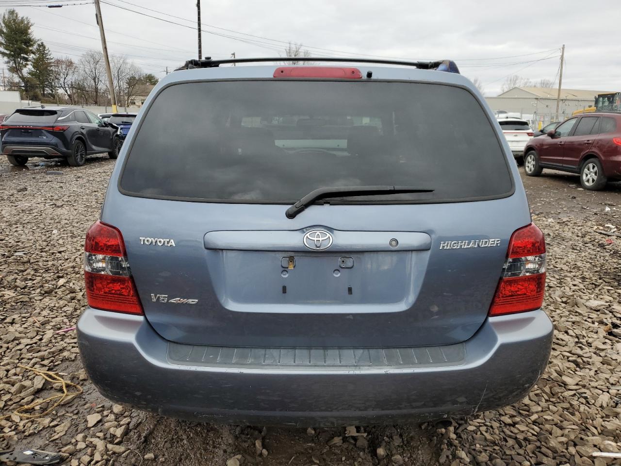 2007 Toyota Highlander VIN JTEEP21A470221014 Copart auction photo, front end damage thumbnail 6