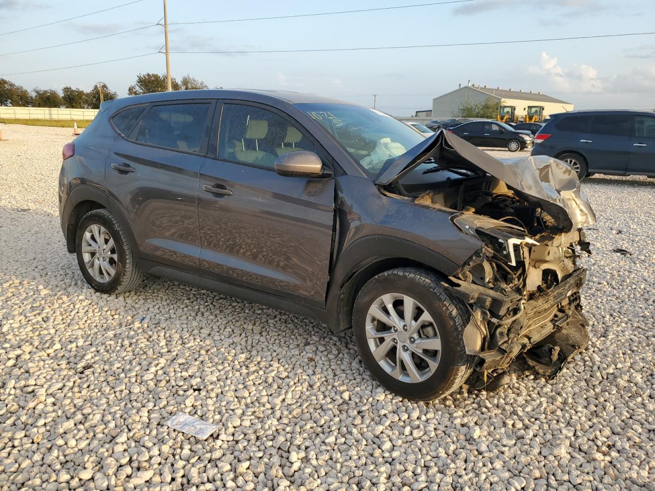 2020 Hyundai Tucson VIN KM8J23A45LU155363 Copart auction photo, front end damage thumbnail 4