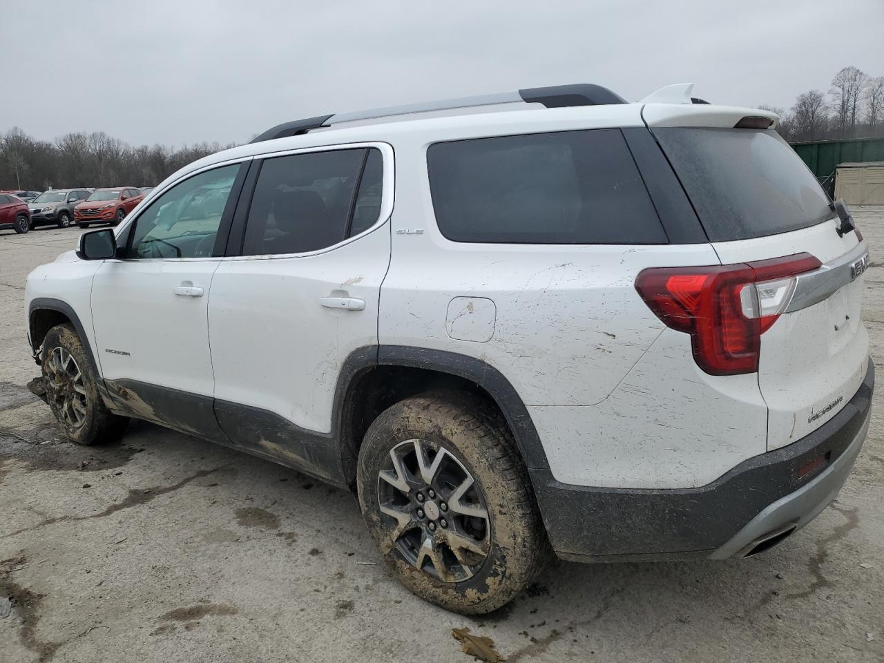 2022 GMC Acadia VIN 1GKKNKL43NZ104655 Copart auction photo, front end / side damage thumbnail 2