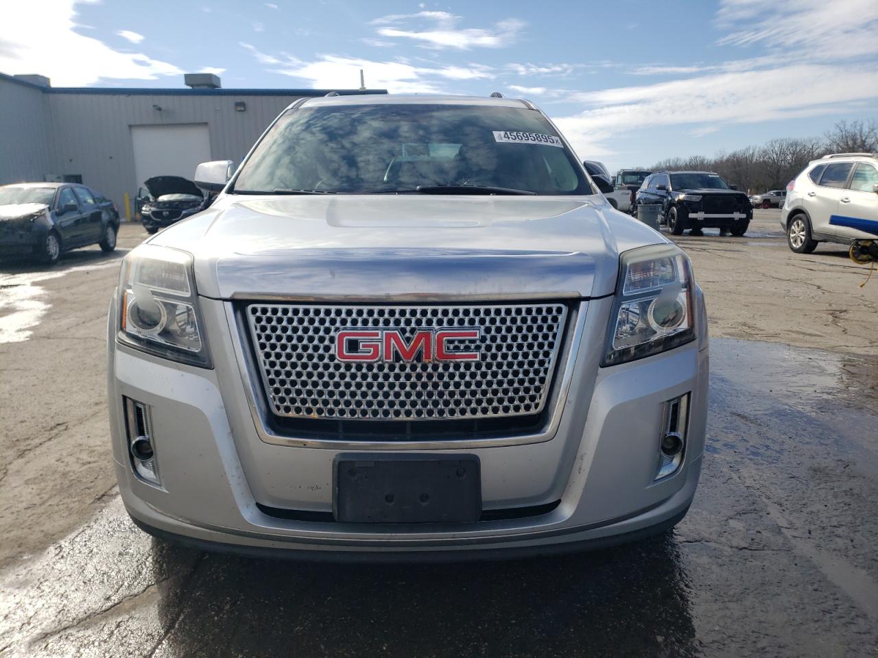 2014 GMC Terrain VIN 2GKALUEK0E6348252 Copart auction photo, side / front end damage thumbnail 5