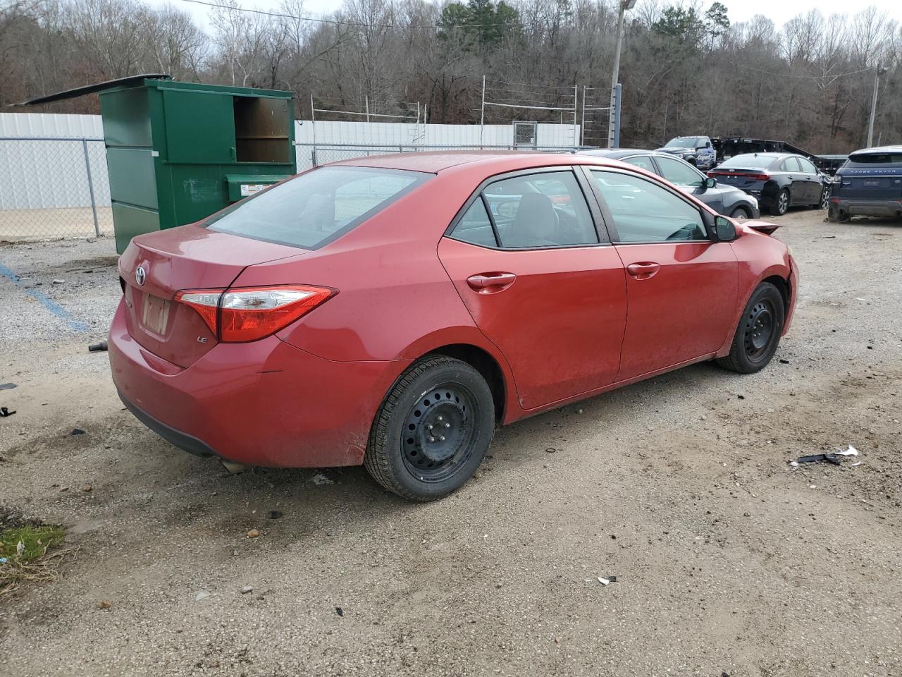 2015 Toyota Corolla VIN 5YFBURHE1FP290801 Copart auction photo, front end damage thumbnail 3