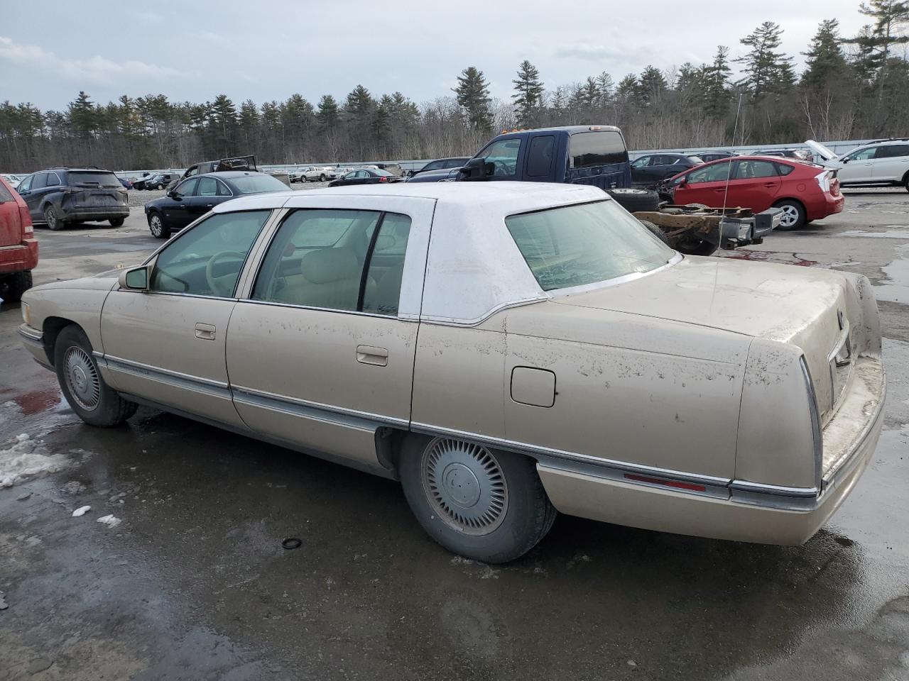 1995 Cadillac De Ville VIN 1G6KD52B6SU208827 Copart auction photo, rear end damage thumbnail 2
