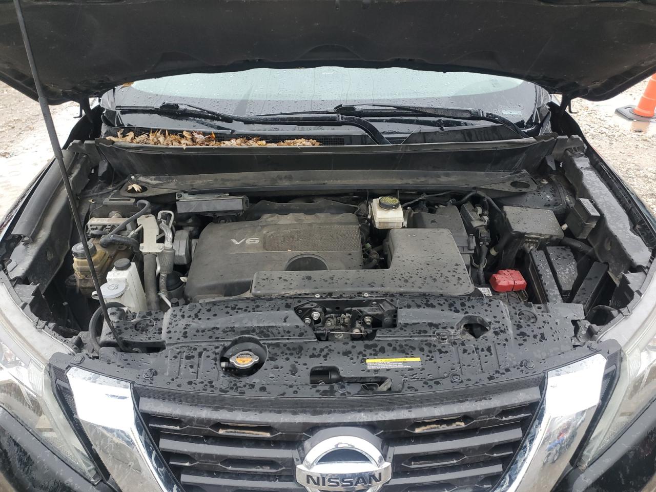 2017 Nissan Pathfinder VIN 5N1DR2MN0HC611967 Copart auction photo, rear end damage thumbnail 12