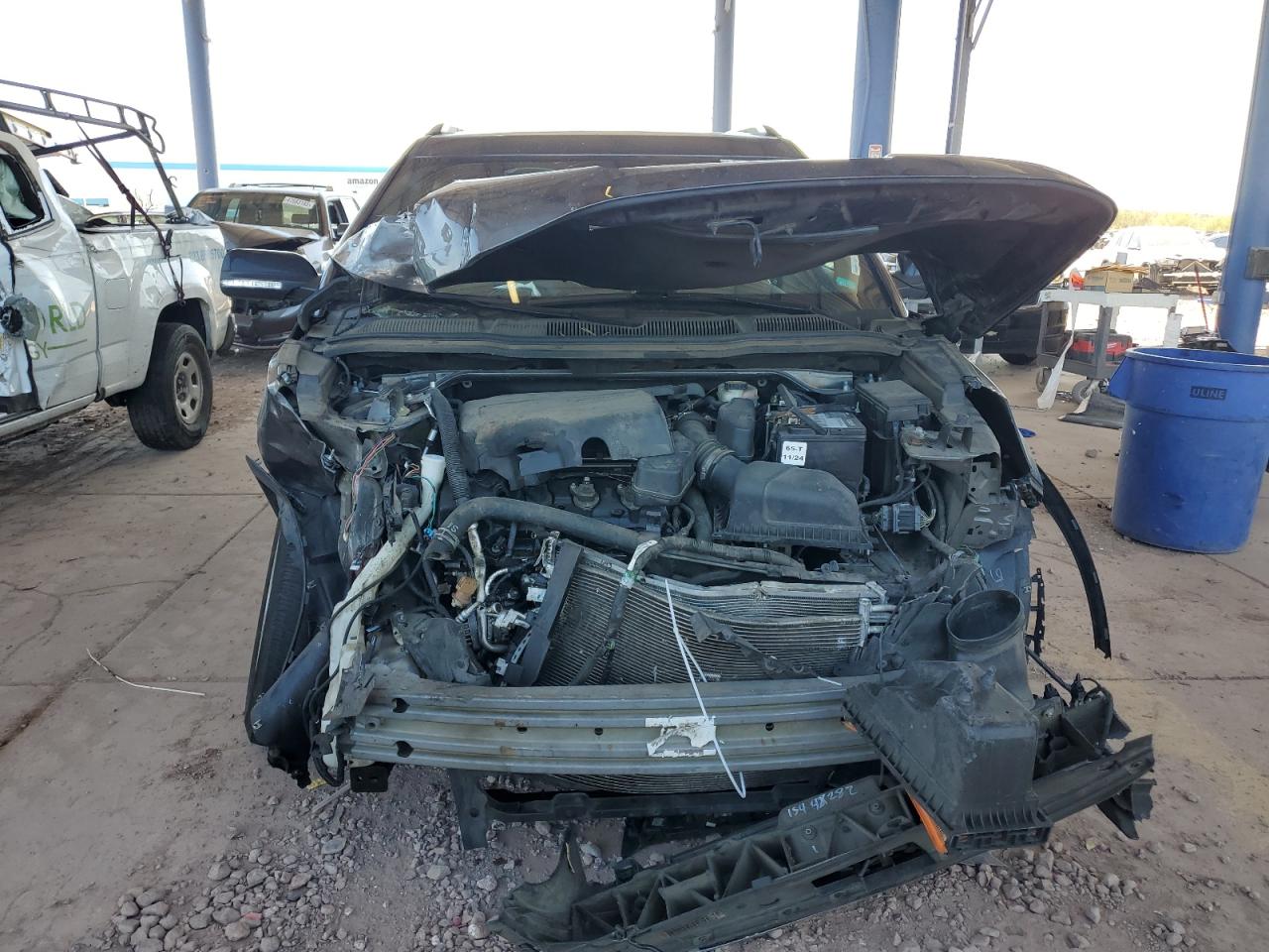 2017 Ford Explorer VIN 1FM5K8D87HGD07744 Copart auction photo, front end / side damage thumbnail 5