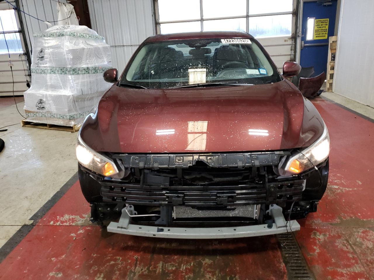 2024 Nissan Sentra VIN 3N1AB8CV2RY340857 Copart auction photo, front end / mechanical damage thumbnail 5
