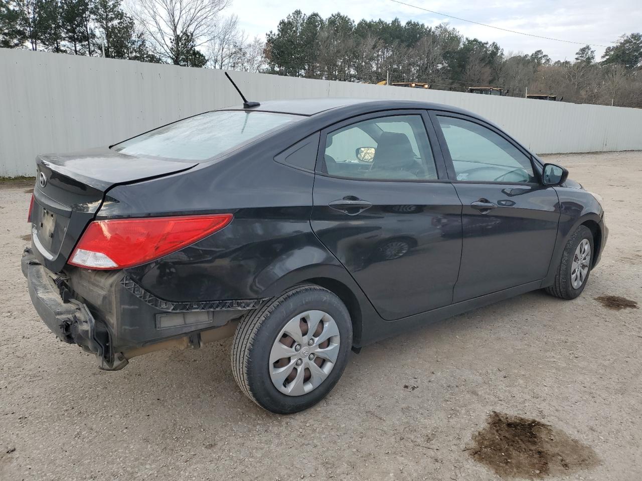 2016 Hyundai Accent VIN KMHCT4AE5GU991135 Copart auction photo, rear end / side damage thumbnail 3
