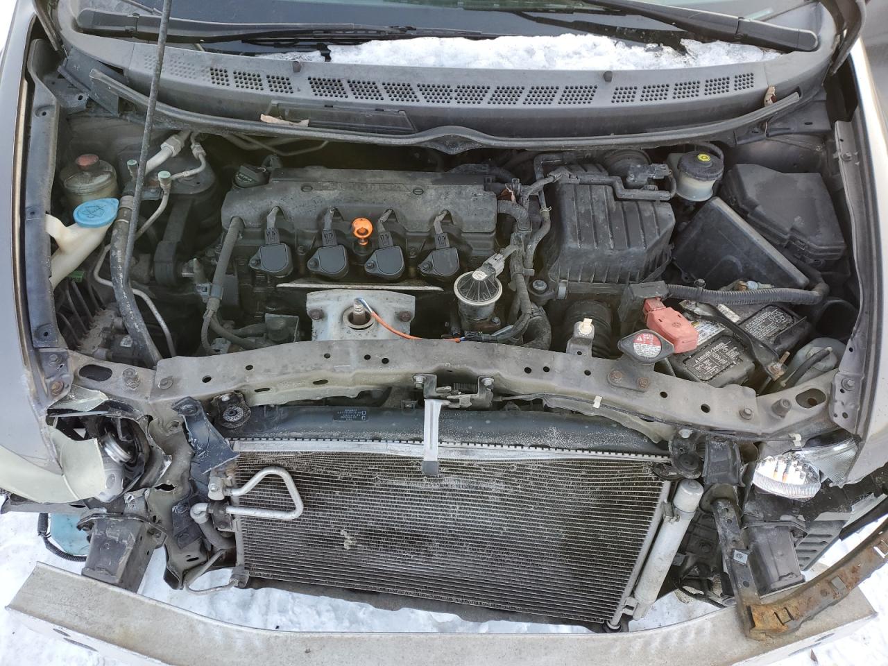 2010 Honda Civic VIN 19XFA1F60AE002204 Copart auction photo, front end / side damage thumbnail 11