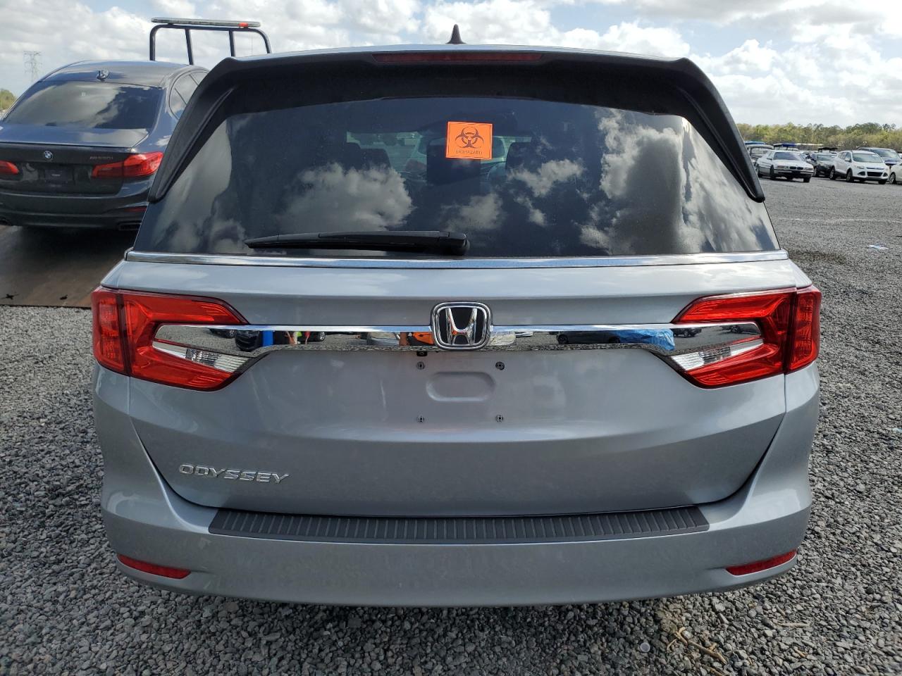 2019 Honda Odyssey VIN 5FNRL6H59KB101009 Copart auction photo, front end / side damage thumbnail 6