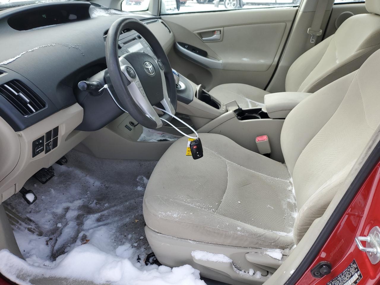2011 Toyota Prius VIN JTDKN3DU9B5308217 Copart auction photo, front end damage thumbnail 7