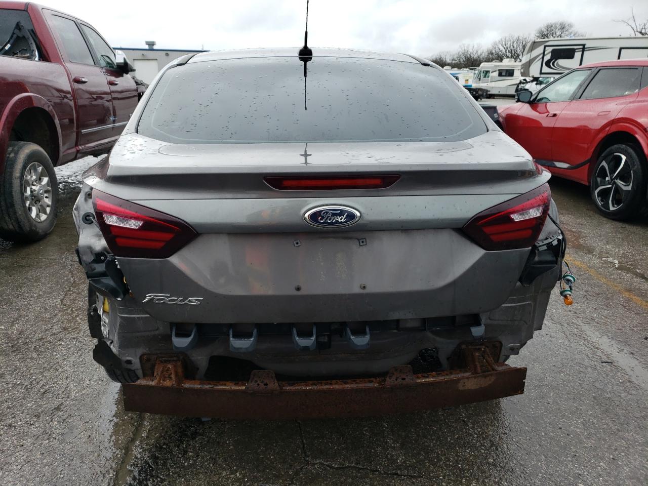 2012 Ford Focus VIN 1FAHP3E29CL301594 Copart auction photo, rear end damage thumbnail 6