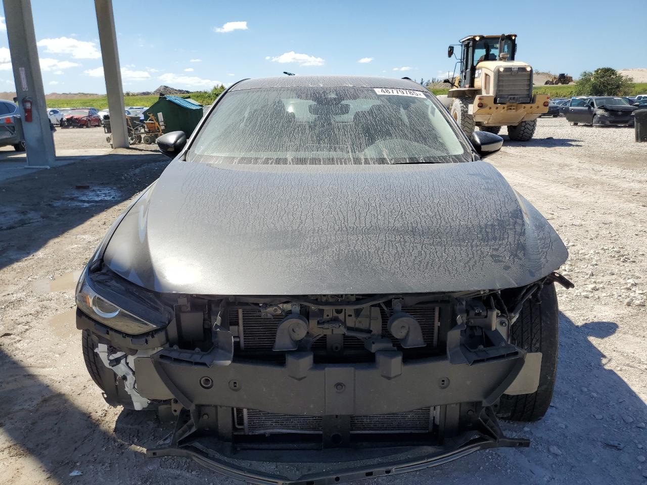 2021 Mazda 3 VIN JM1BPABL2M1335391 Copart auction photo, front end / mechanical damage thumbnail 5