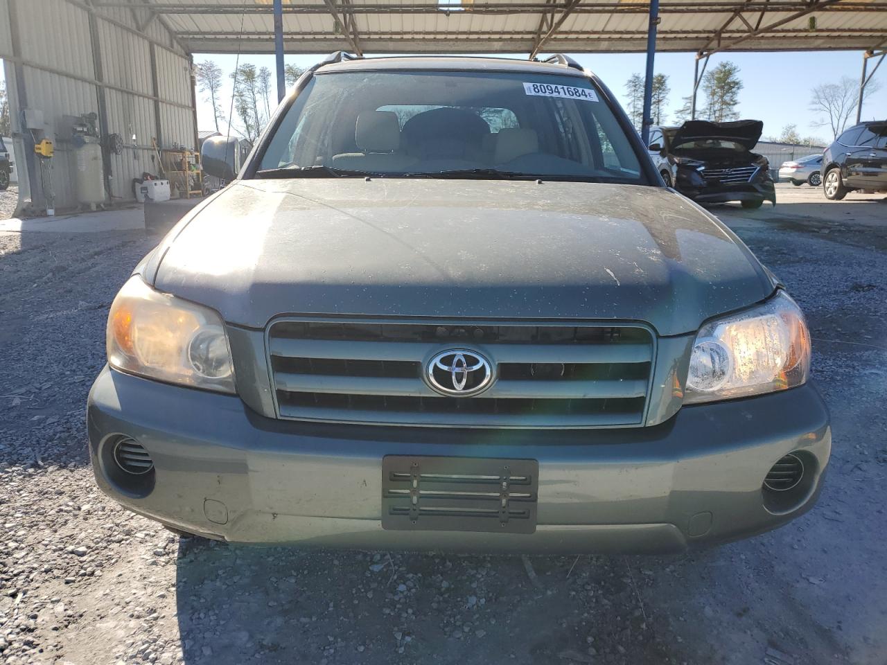 2006 Toyota Highlander VIN JTEGD21A960150800 Copart auction photo, side / front end damage thumbnail 5