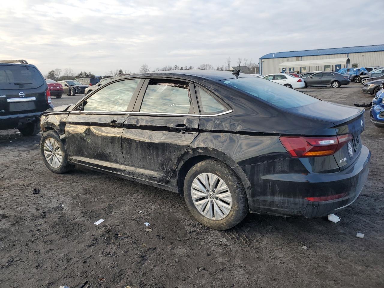 2019 Volkswagen Jetta VIN 3VWC57BU3KM060889 Copart auction photo, front end / top/roof damage thumbnail 2