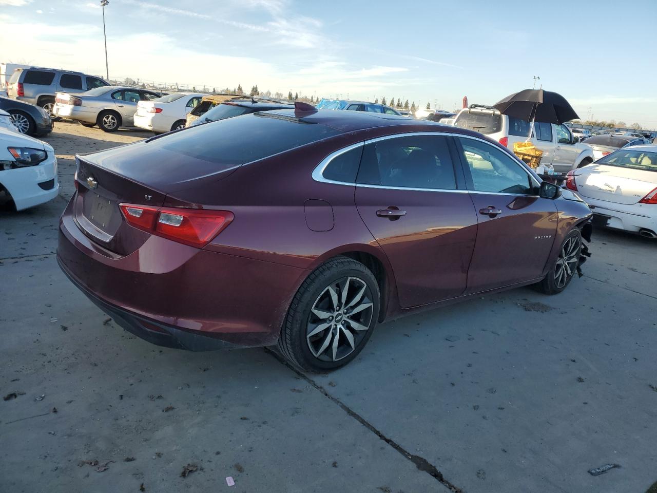 2016 Chevrolet Malibu VIN 1G1ZE5STXGF229251 Copart auction photo, front end damage thumbnail 3
