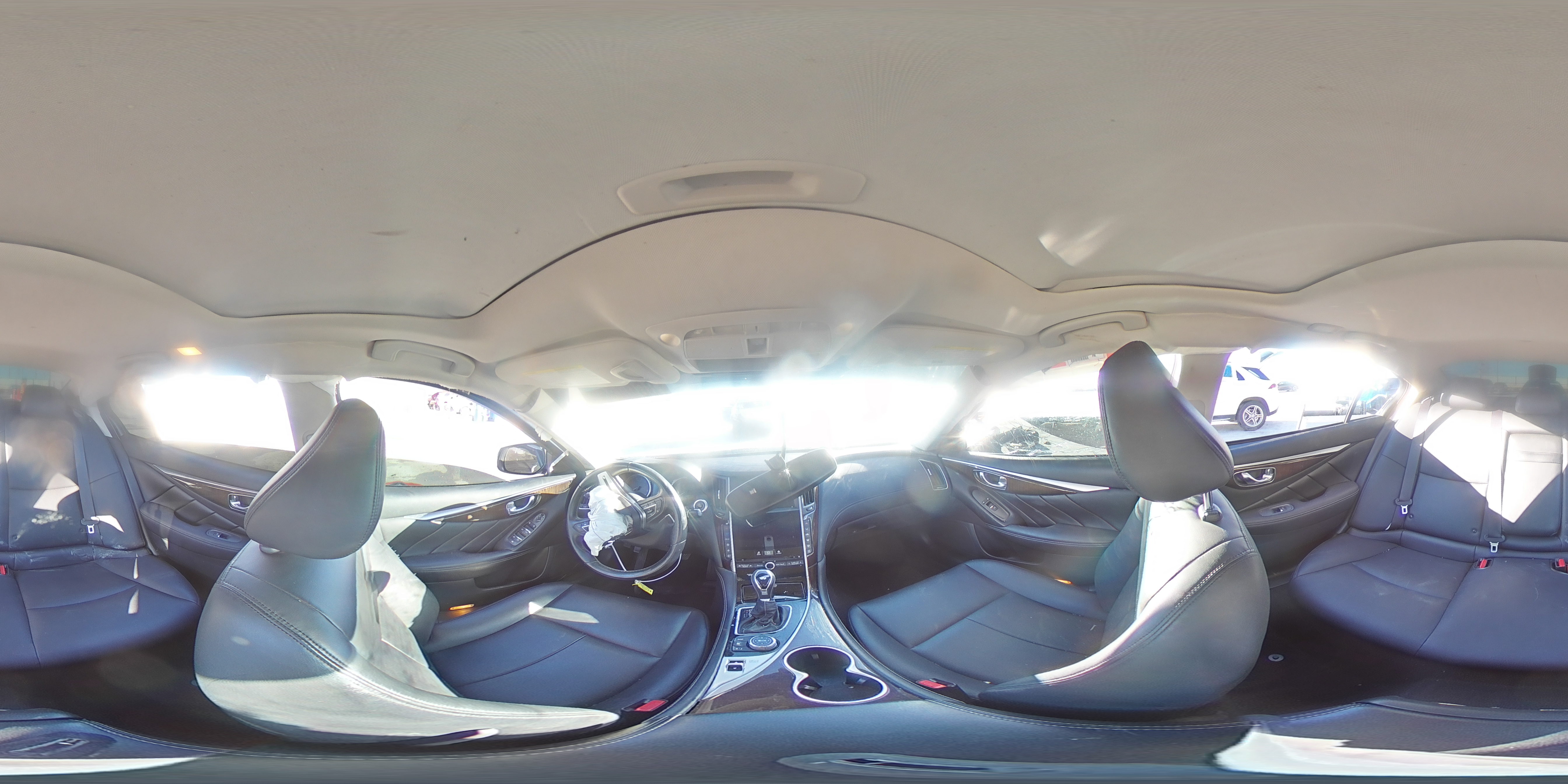 2019 Infiniti Q50 VIN JN1EV7AR7KM551201 Copart auction photo, all over damage thumbnail 14