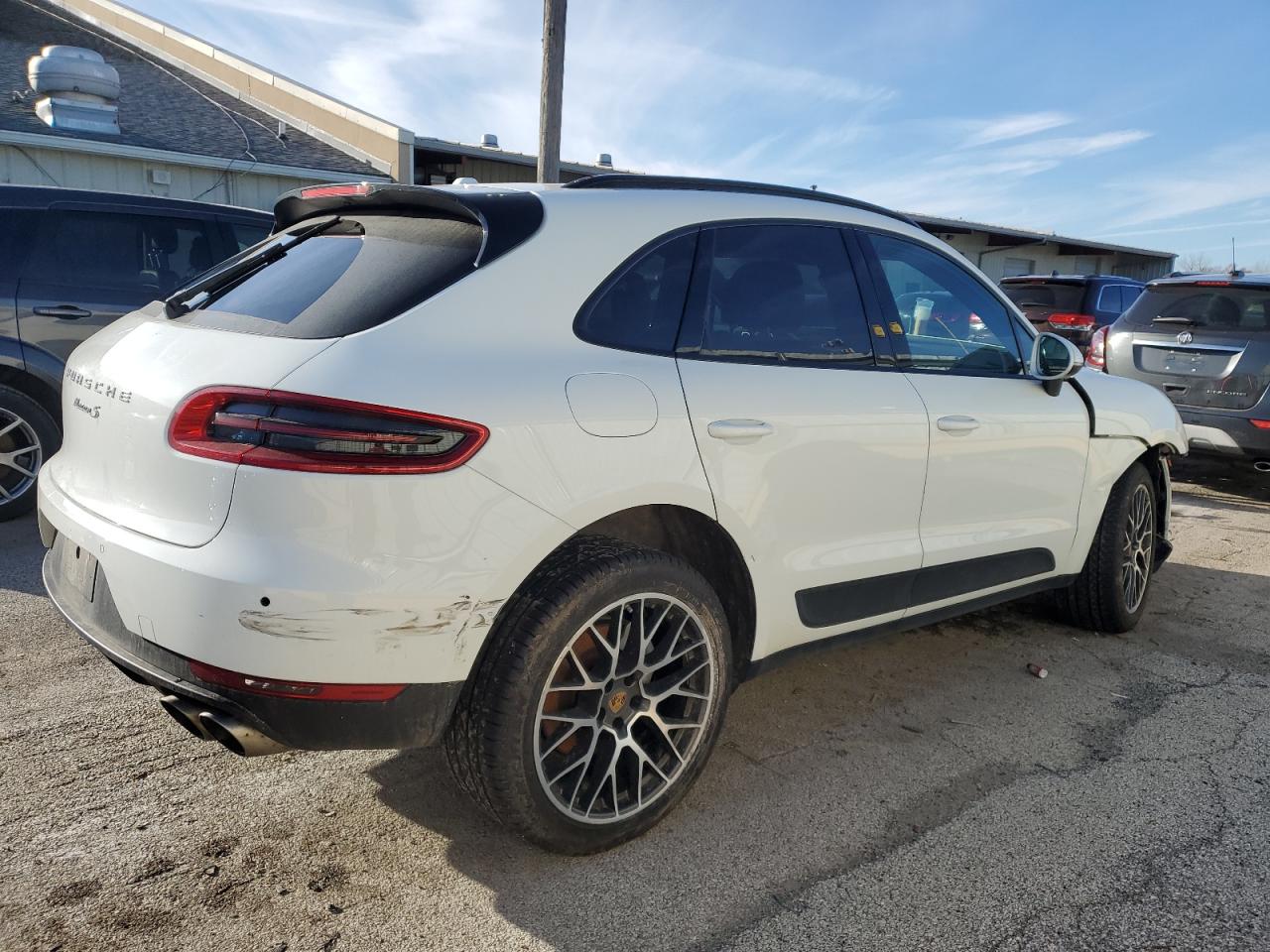2018 Porsche Macan VIN WP1AB2A55JLB31072 Copart auction photo, front end / rear end damage thumbnail 3