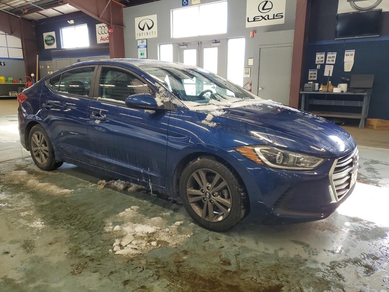 2018 Hyundai Elantra VIN 5NPD84LF6JH326357 Copart auction photo, side / minor dent/scratches damage thumbnail 4
