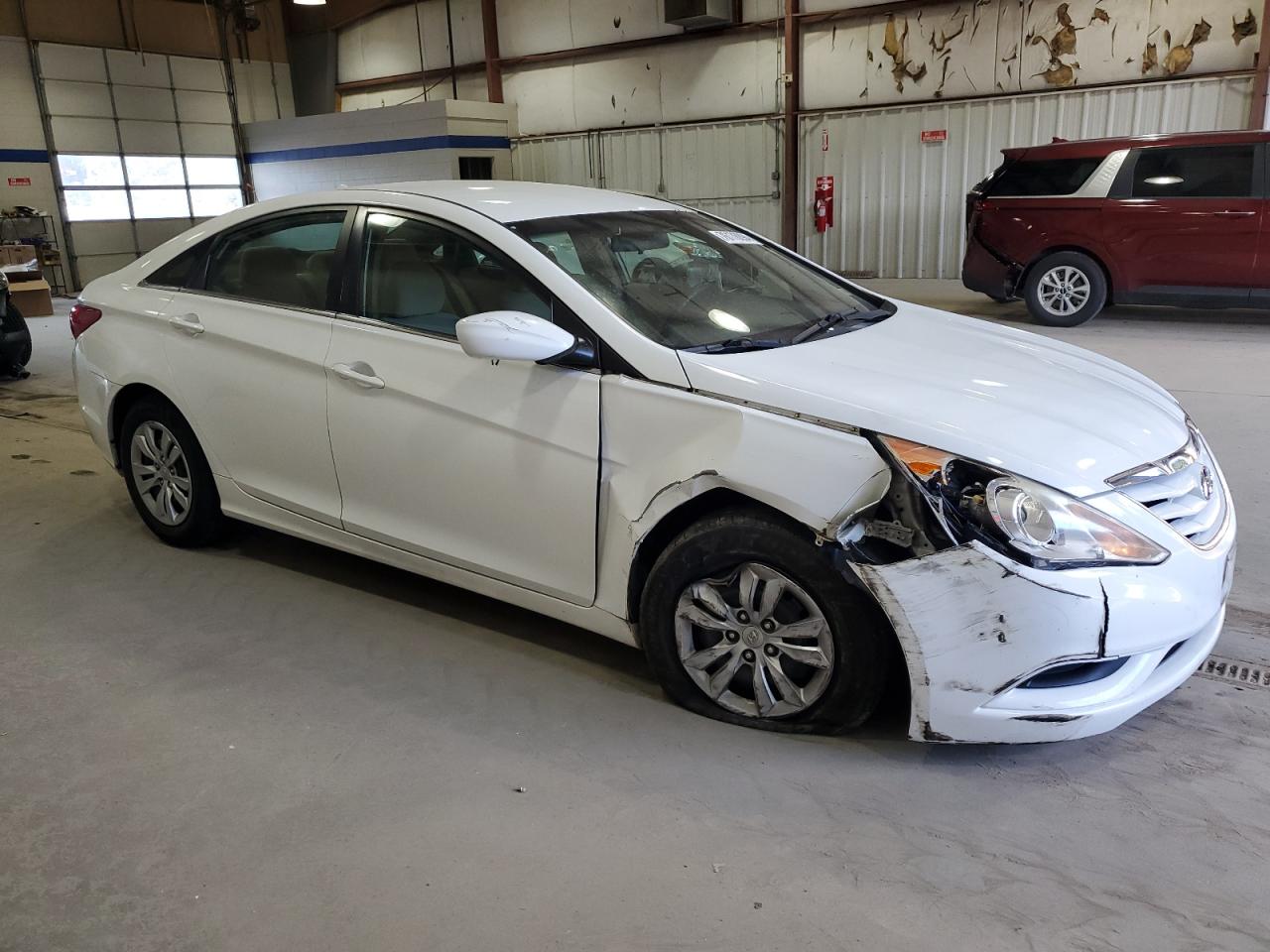2011 Hyundai Sonata VIN 5NPEB4AC4BH157214 Copart auction photo, front end / undercarriage damage thumbnail 4