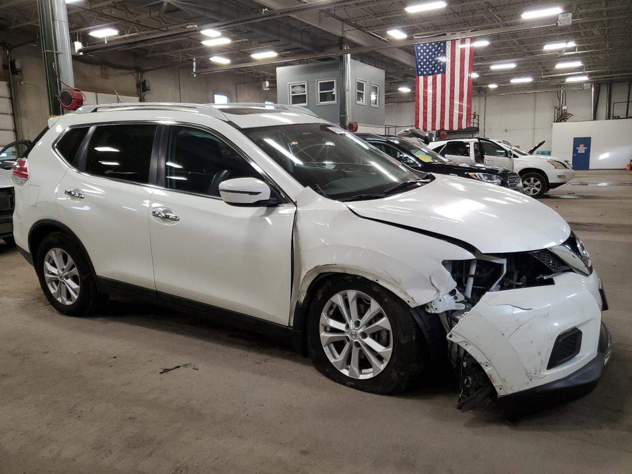 2016 Nissan Rogue VIN 5N1AT2MV0GC861891 Copart auction photo, all over damage thumbnail 4