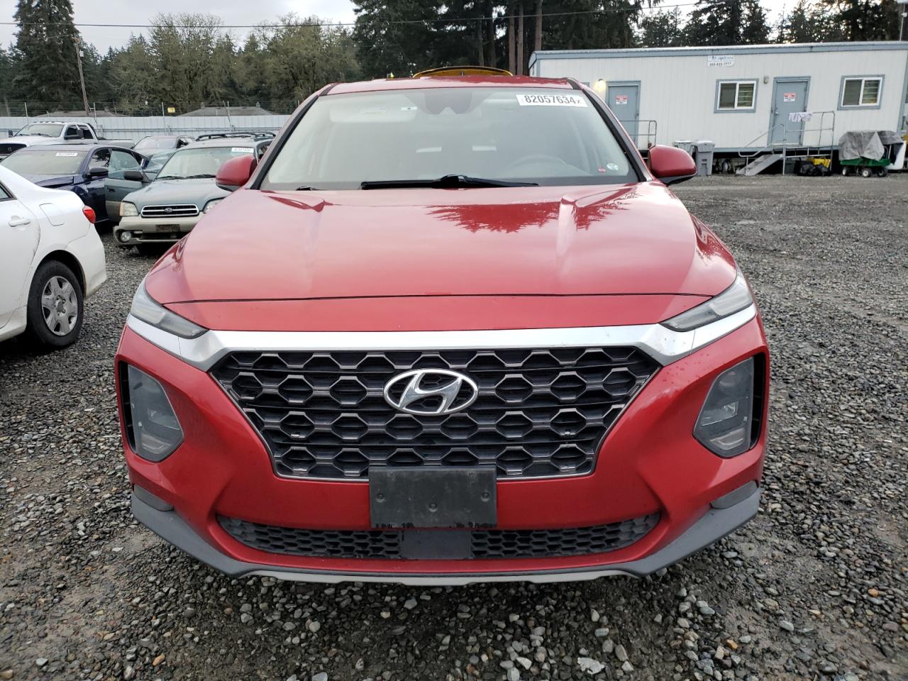 2020 Hyundai Santa Fe VIN 5NMS3CAD2LH166009 Copart auction photo, rear end damage thumbnail 5