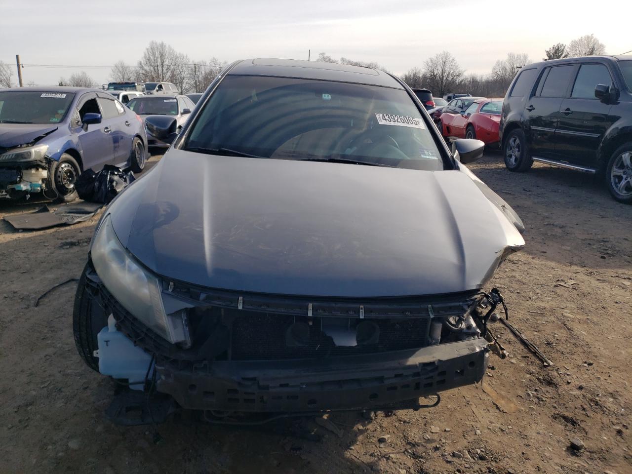 2010 Honda Accord VIN 5J6TF2H55AL017166 Copart auction photo, front end damage thumbnail 5