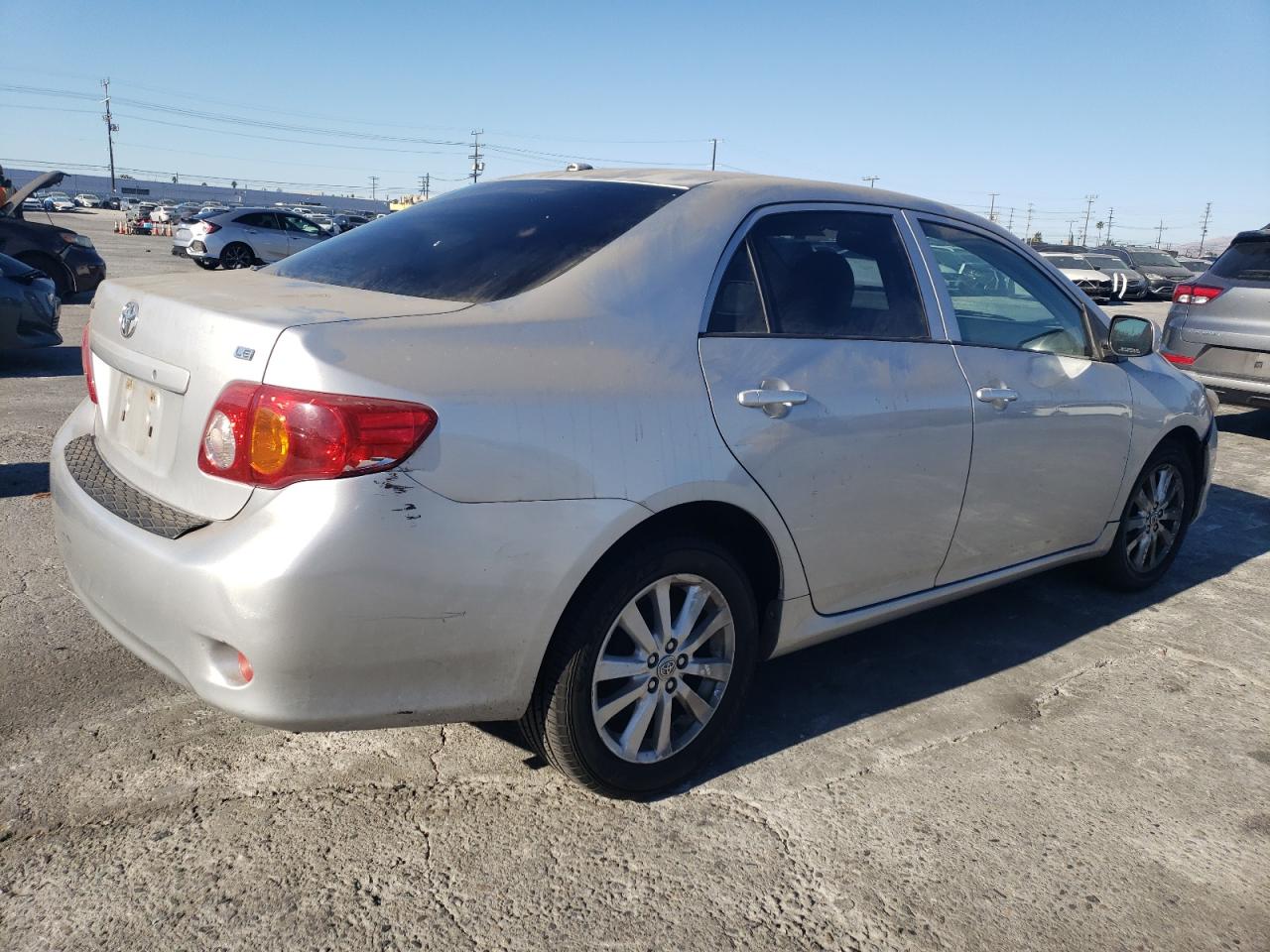 2009 Toyota Corolla VIN JTDBL40E999086663 Copart auction photo, all over damage thumbnail 3