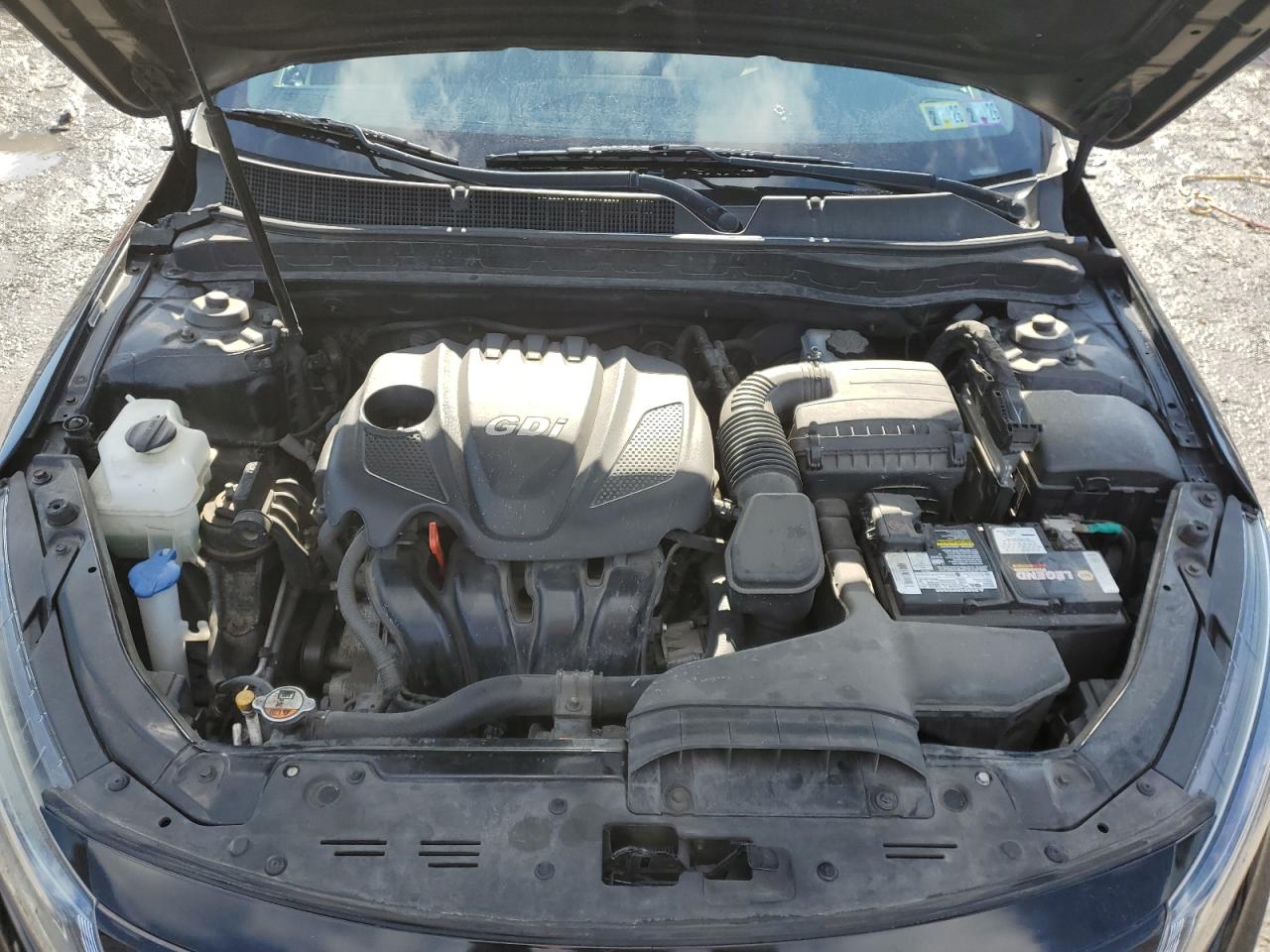 2014 KIA Optima VIN 5XXGN4A7XEG304669 Copart auction photo, side damage thumbnail 12