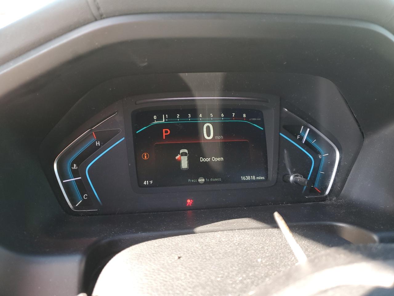 2019 Honda Odyssey VIN 5FNRL6H73KB117305 Copart auction photo, all over damage thumbnail 9
