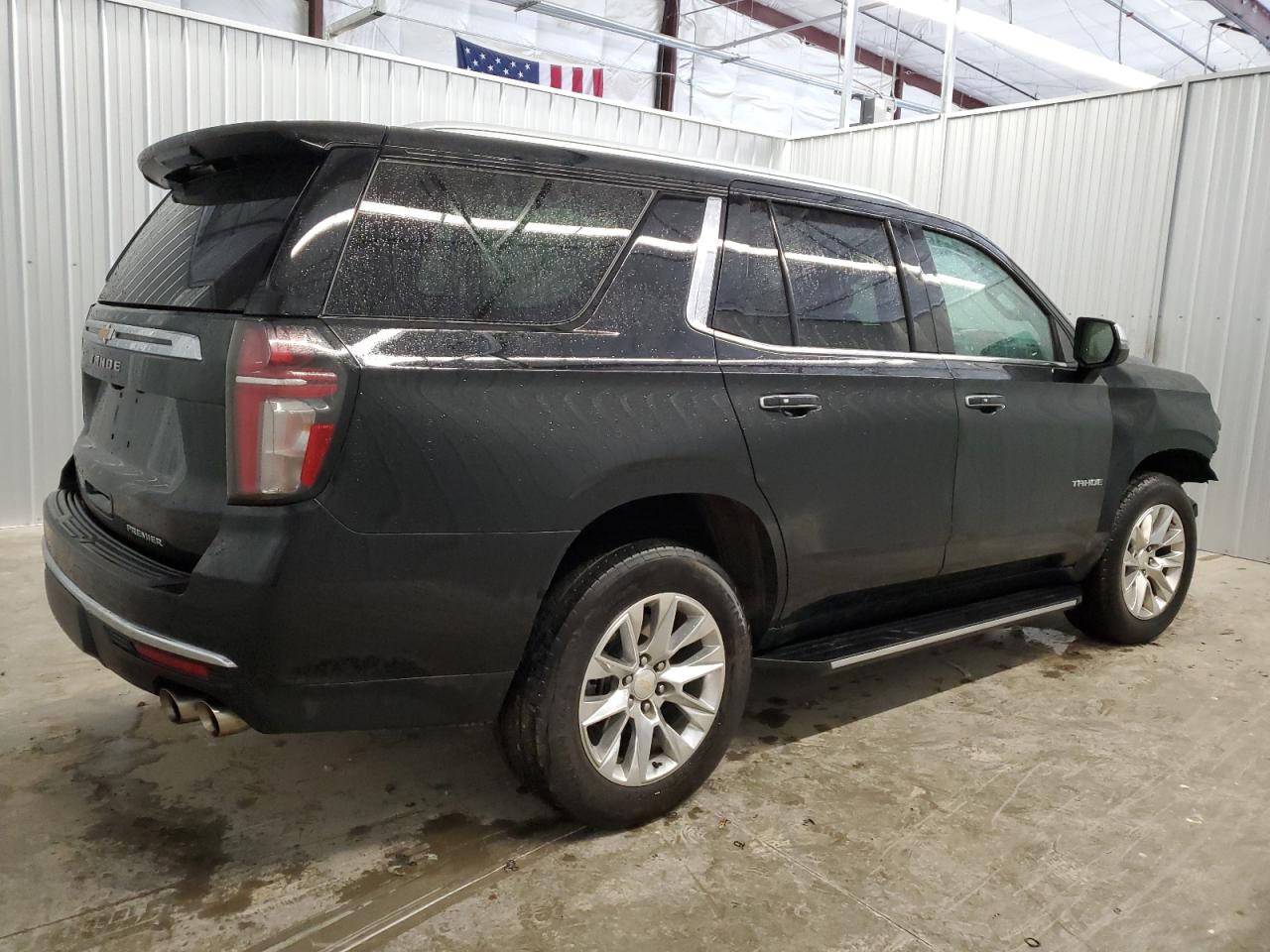 2023 Chevrolet Tahoe VIN 1GNSKSKD4PR263698 Copart auction photo, front end / side damage thumbnail 3