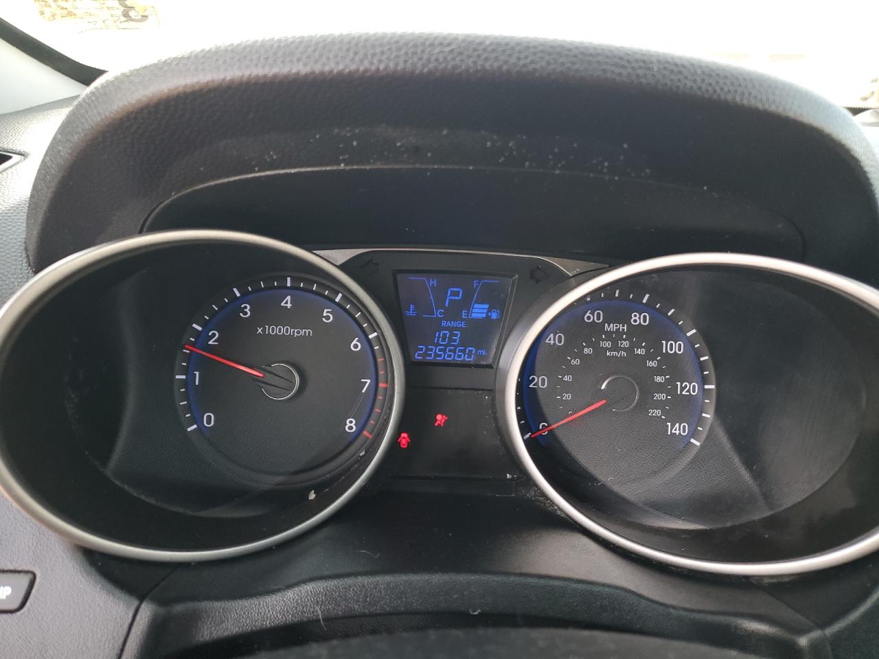 2013 Hyundai Tucson VIN KM8JU3AC8DU678914 Copart auction photo, front end / side damage thumbnail 9