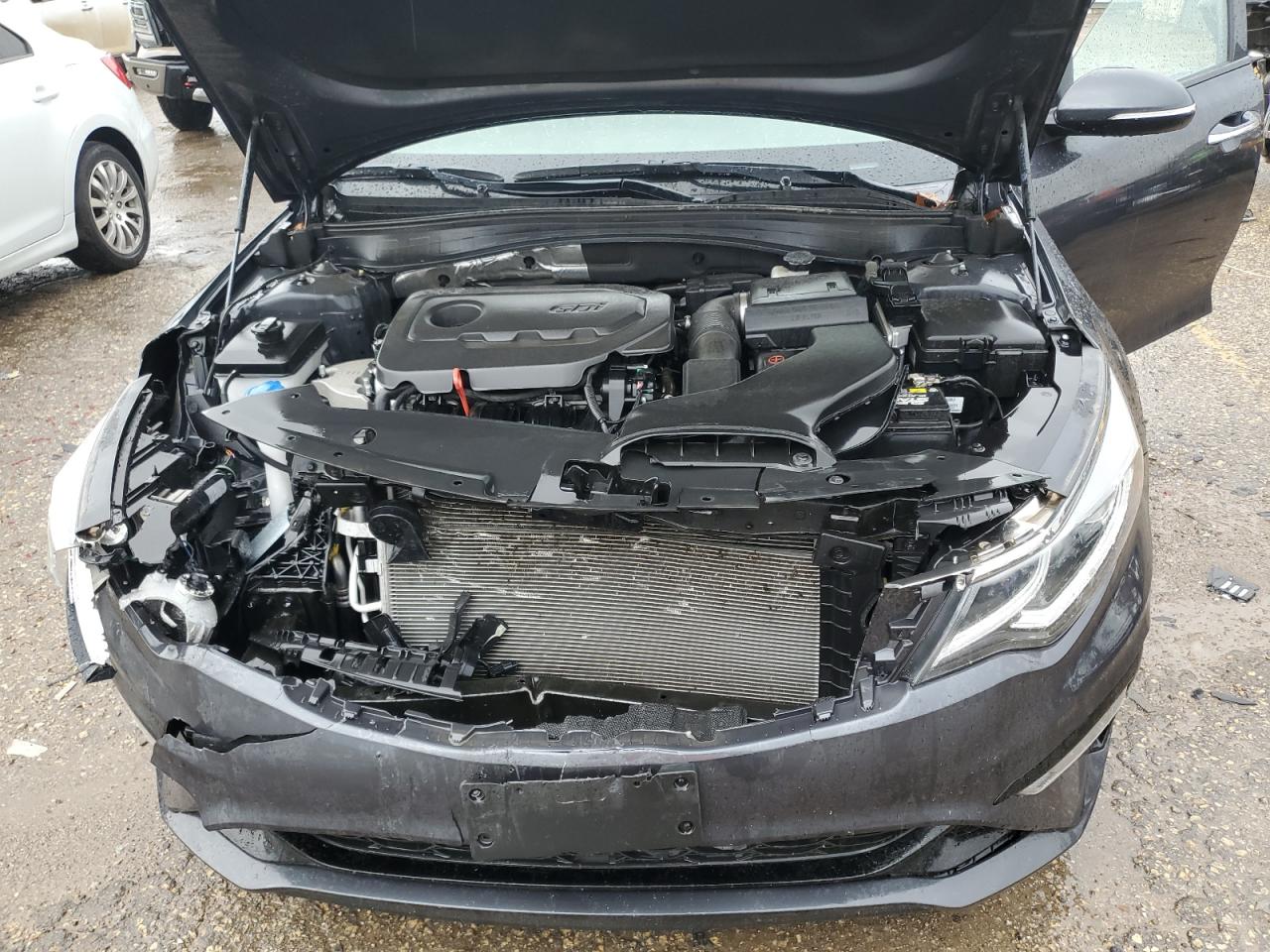 2019 KIA Optima VIN 5XXGT4L36KG298347 Copart auction photo, front end / rear end damage thumbnail 12