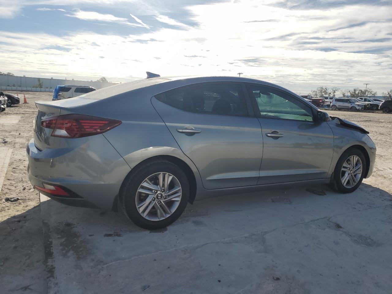 2019 Hyundai Elantra VIN KMHD84LF8KU806631 Copart auction photo, front end damage thumbnail 3