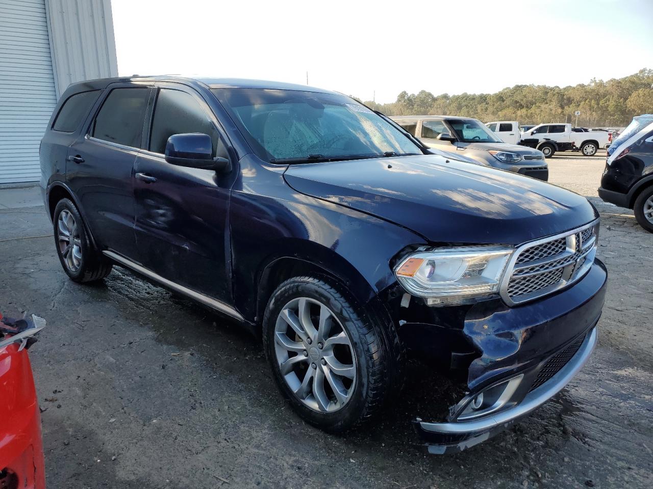2018 Dodge Durango VIN 1C4RDHAG4JC279636 Copart auction photo, front end damage thumbnail 4