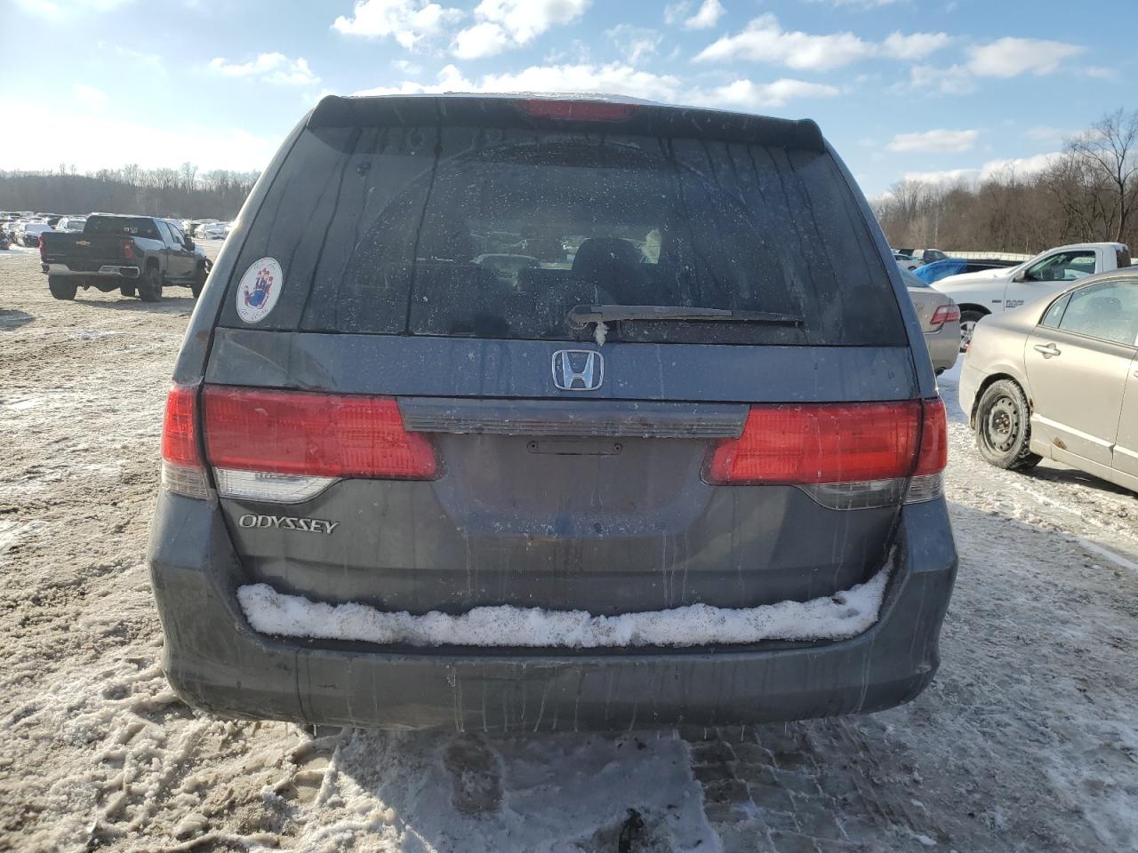 2010 Honda Odyssey VIN 5FNRL3H25AB099567 Copart auction photo, rear end damage thumbnail 6