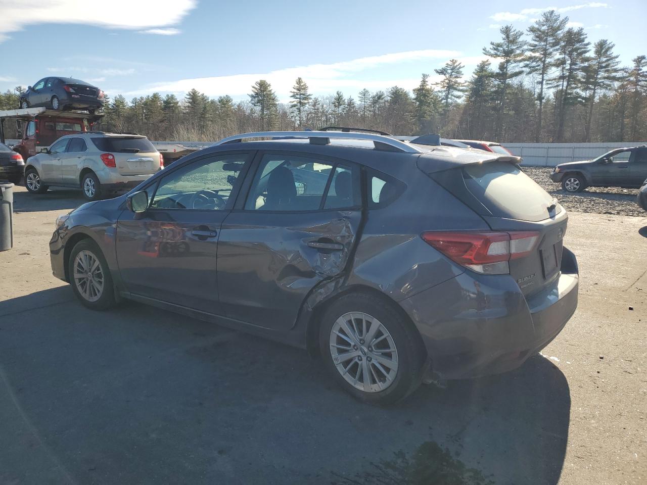 2018 Subaru Impreza VIN 4S3GTAD69J3727681 Copart auction photo, all over damage thumbnail 2