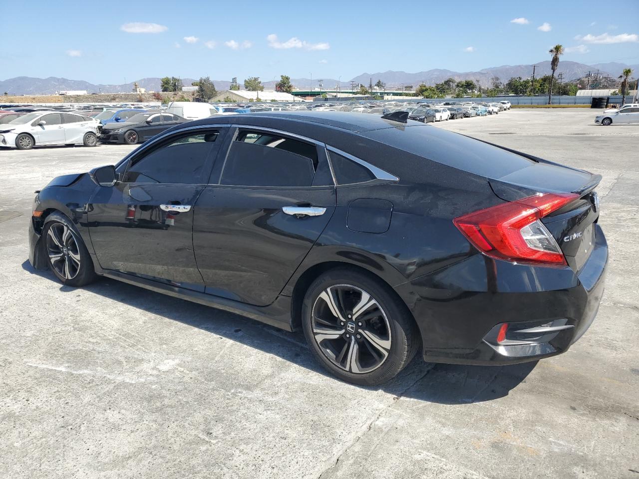 2016 Honda Civic VIN 19XFC1F95GE203044 Copart auction photo, front end / side damage thumbnail 2