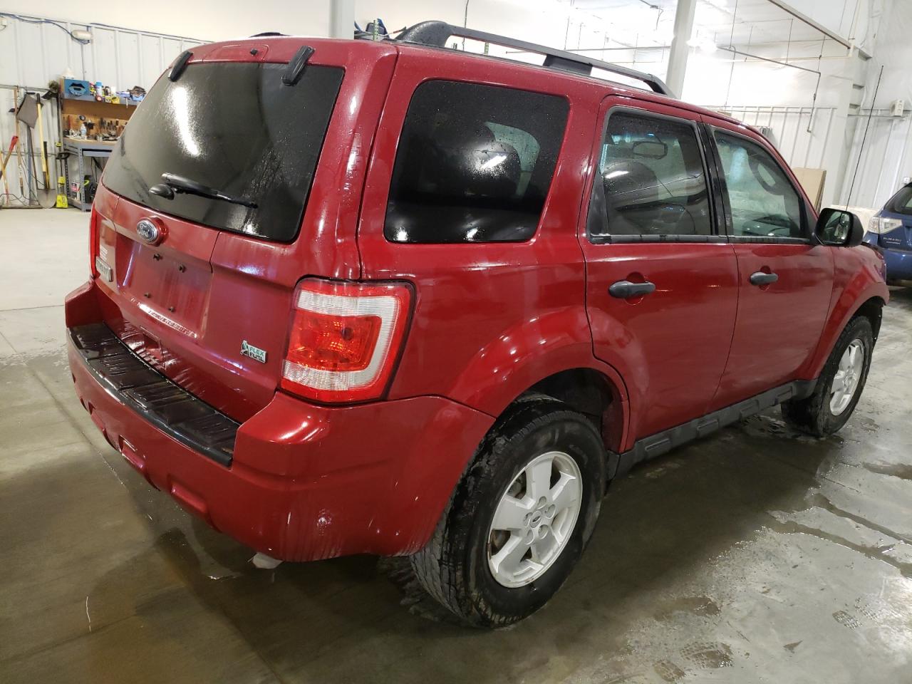 2011 Ford Escape VIN 1FMCU9DG1BKB60145 Copart auction photo, front end / side damage thumbnail 3