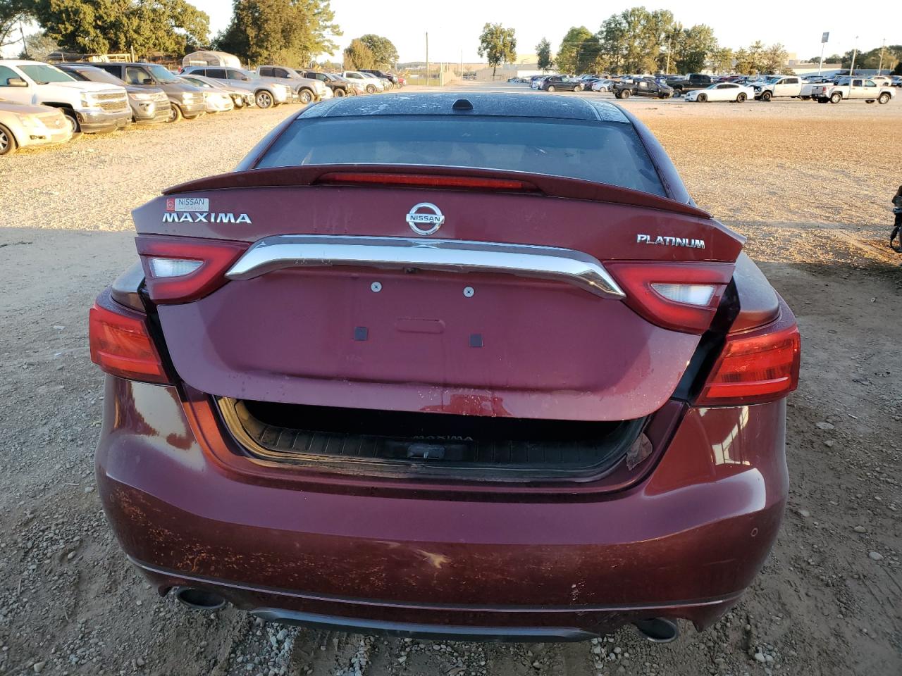 2017 Nissan Maxima VIN 1N4AA6AP6HC401827 Copart auction photo, front end / side damage thumbnail 6