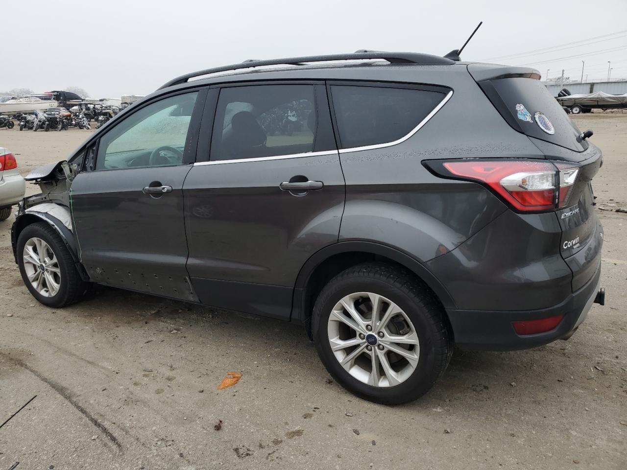 2018 Ford Escape VIN 1FMCU9HD1JUA71923 Copart auction photo, front end damage thumbnail 2