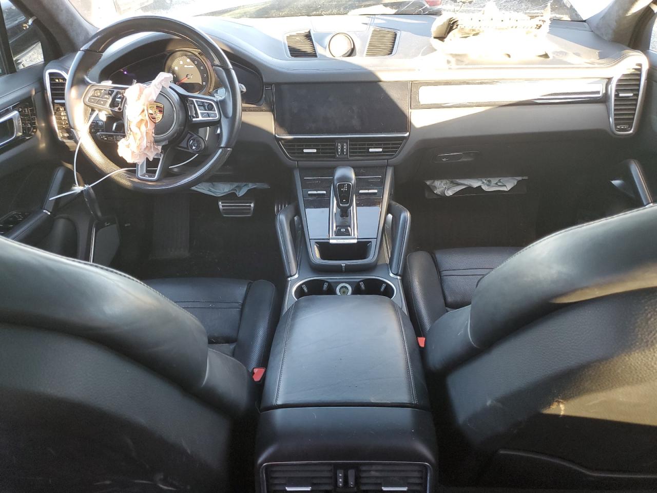 2020 Porsche Cayenne VIN WP1AF2AY4LDA39303 Copart auction photo, front end / side damage thumbnail 8