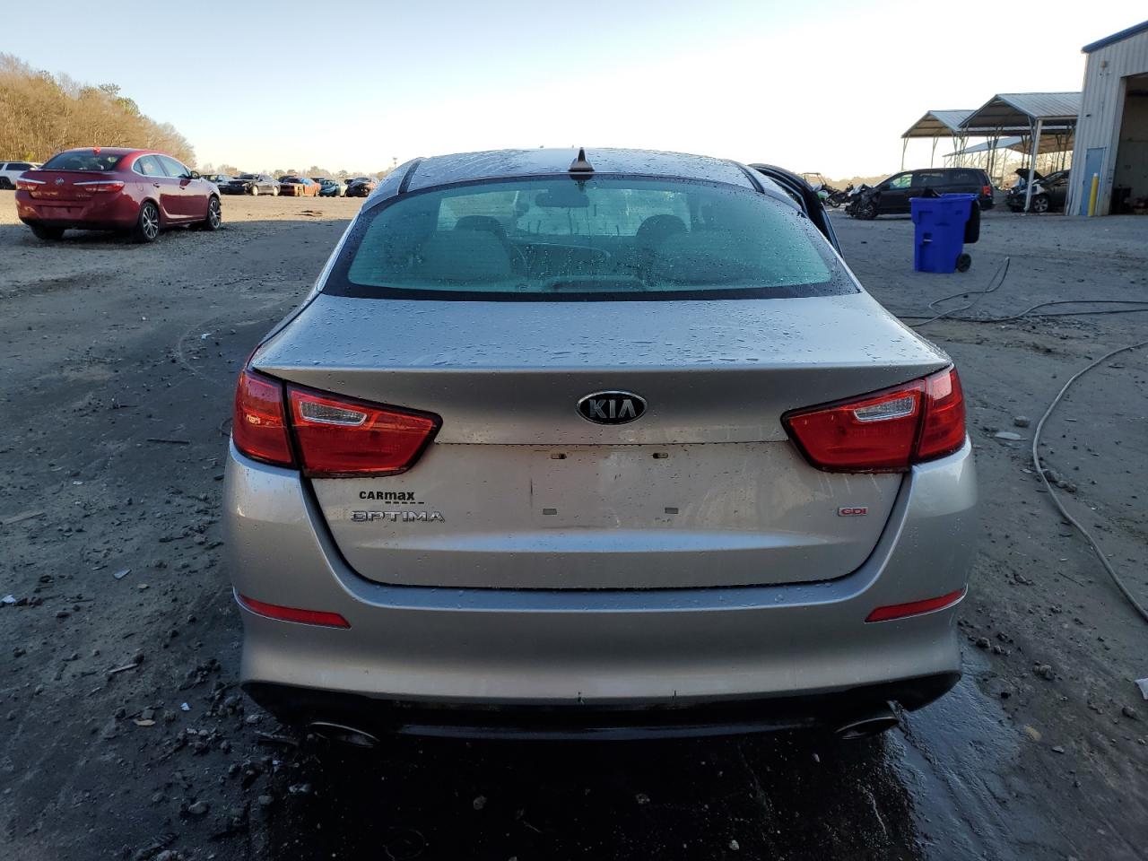 2015 KIA Optima VIN 5XXGM4A74FG426593 Copart auction photo, side / rear end damage thumbnail 6