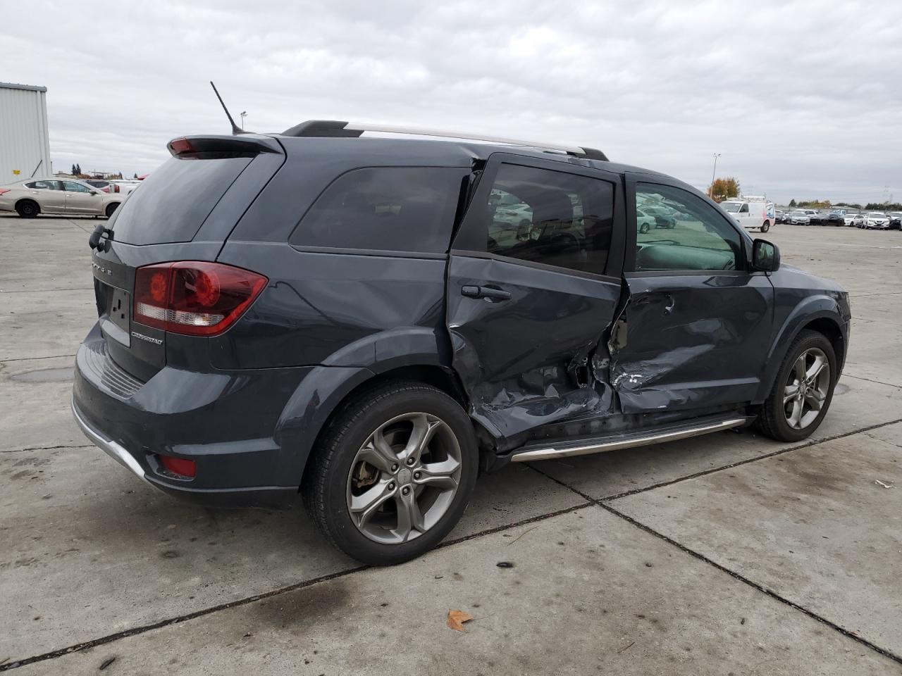 2017 Dodge Journey VIN 3C4PDCGG6HT602309 Copart auction photo, side damage thumbnail 3