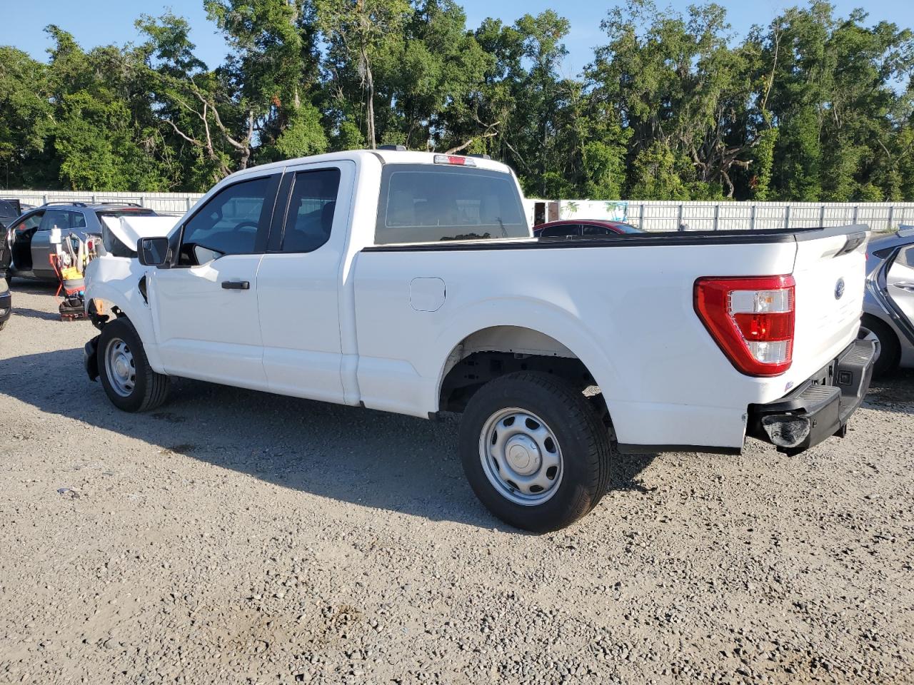 2022 Ford F-150 VIN 1FTEX1CB2NKE05874 Copart auction photo, front end / rear end damage thumbnail 2