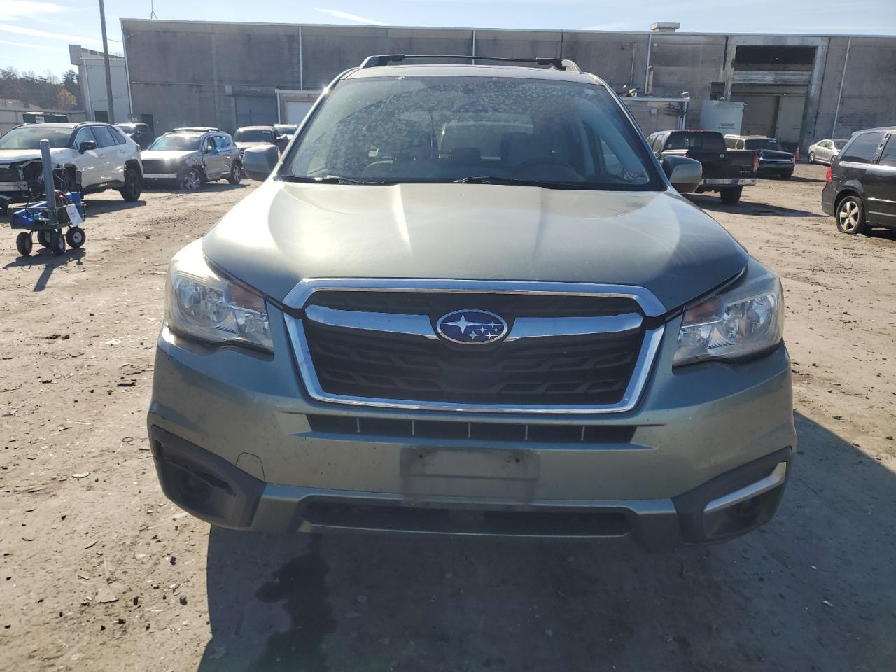 2017 Subaru Forester VIN JF2SJAECXHH415128 Copart auction photo, side / front end damage thumbnail 5