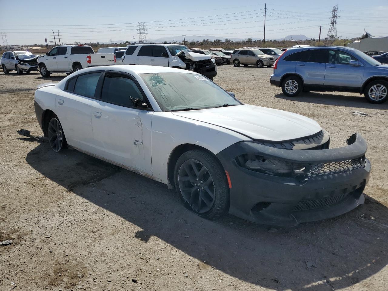 2021 Dodge Charger VIN 2C3CDXBG8MH515578 Copart auction photo, vandalism / front end damage thumbnail 4